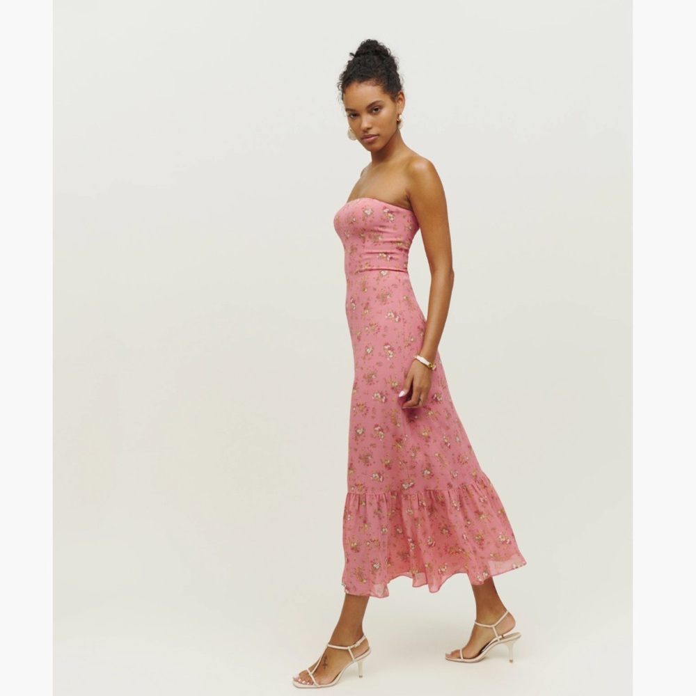 Reformation Arta Dress, color Rosato, size 8